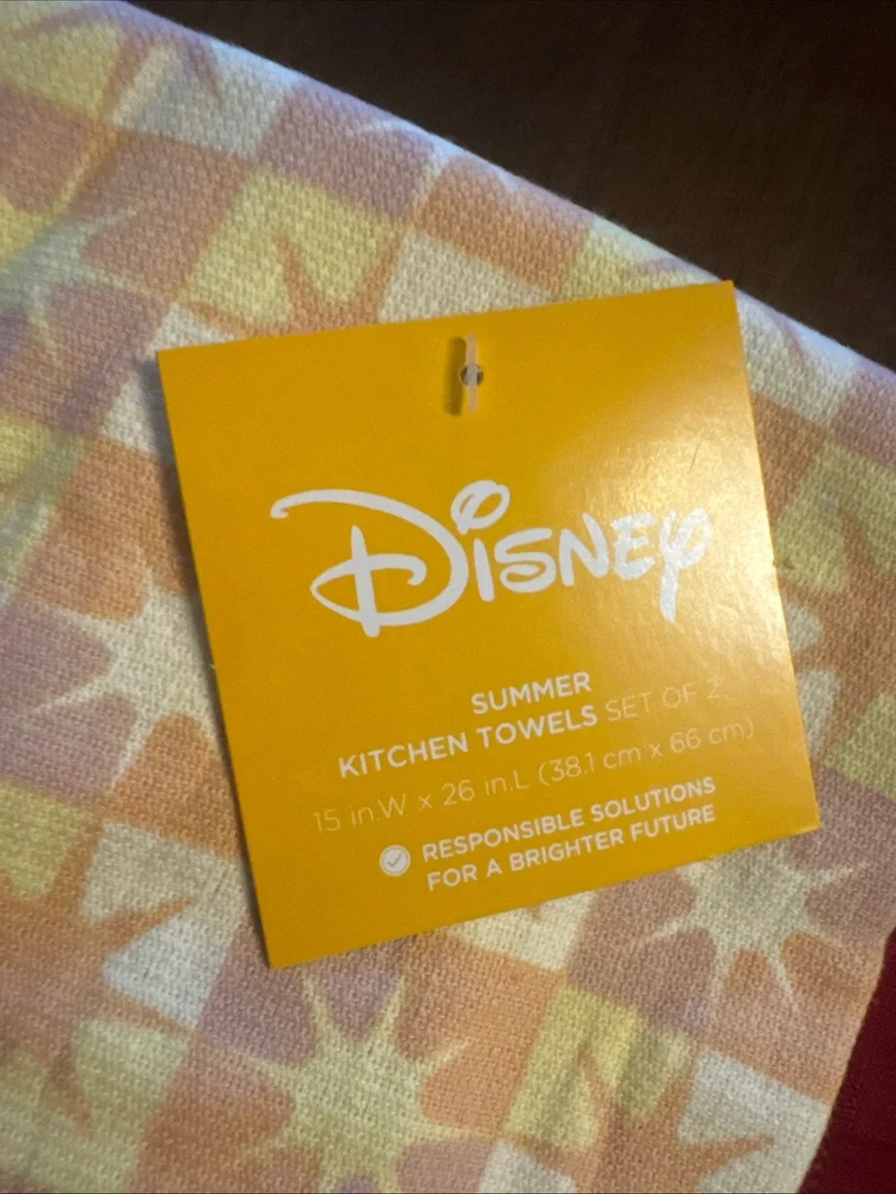Disney Lilo & Stitch Yellow and Blue Kitchen towels